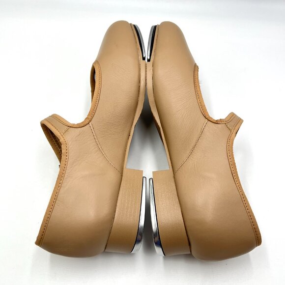Capezio Womens Size‎ 7.5 3800 Mary Jane Caramel Tan Buckled Dance Tap Shoes - Picture 8 of 13